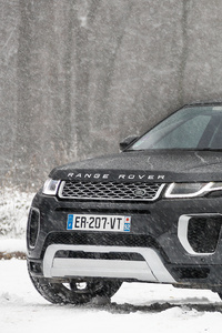 Range Rover Evoque Autobiography Si4 In Snow (2160x3840) Resolution Wallpaper