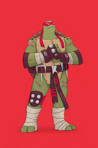 Raphael Teenage Mutant Ninja Turtles 5k Artwork (240x320) Resolution Wallpaper