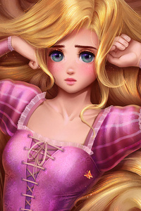 Rapunzel Disney Princess 4k (540x960) Resolution Wallpaper