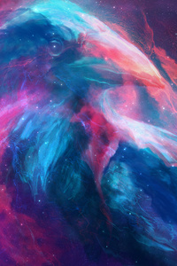 Raven Space Digital Art (1080x2280) Resolution Wallpaper
