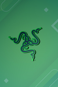 Razer Green Logo 4k