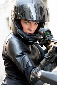 Rebecca Ferguson As Ilsa Faust In Mission Impossible Fallout Movie 5k (640x960) Resolution Wallpaper