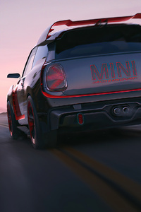 Rebel Racing Mini Cooper (1080x1920) Resolution Wallpaper