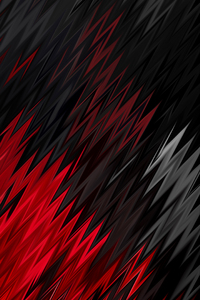 Red Black Sharp Shapes