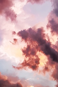 Red Clouds (360x640) Resolution Wallpaper