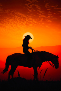 Red Dead Redemption 2 Cowgirl (1125x2436) Resolution Wallpaper