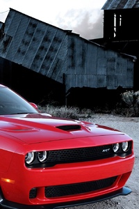 Red Dodge Challenger Srt (1440x2560) Resolution Wallpaper