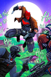 Red Hood And The Outlaws (640x960) Resolution Wallpaper