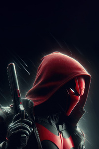 Red Hood Hooded Avenger (1080x1920) Resolution Wallpaper
