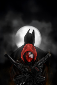 Red Hood Rising (1080x2400) Resolution Wallpaper