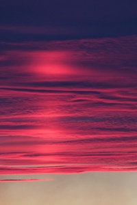 2160x3840 Red Pink Burning Clouds 4k