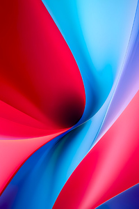 1440x2960 Red Shift Symphony Abstract Motion Waves