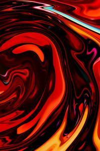 Red Swirl Float Abstract 4k