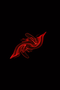 Red Swirl Smoke Abstract (1280x2120) Resolution Wallpaper