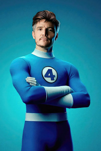 Reed Richards In The Fantastic Four 2025 (360x640) Resolution Wallpaper