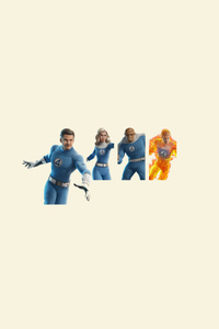 Reed Richards In The Fantastic Four First Steps X Fortnite (240x400) Resolution Wallpaper