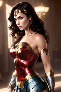 Regal Protector Wonder Woman (240x320) Resolution Wallpaper