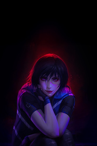 Reina Mishima The Purple Lightning (2160x3840) Resolution Wallpaper