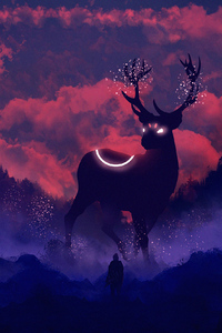 Reindeer Digital Art