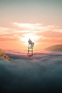 Relaxing On The Top (1080x1920) Resolution Wallpaper