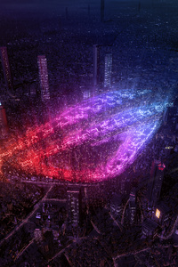 Republic Of Gamers City Lights 4k