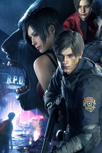 Resident Evil 2 4k (1280x2120) Resolution Wallpaper