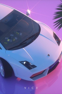 Retro Lamborghini Artwork