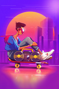 1440x2960 Rhythms Of The Ride Skating With A Soundtrack