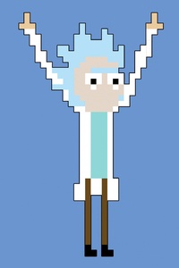 Rick 8 Bit Pixel