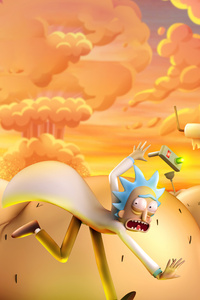 Rick And Morty Adventures 5k (480x854) Resolution Wallpaper