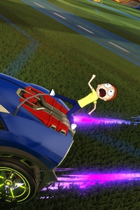 Rick And Morty Head To The Rocket League