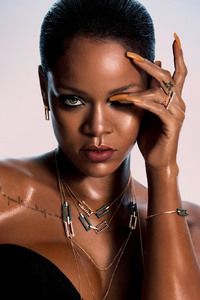 Rihanna Joaillerie Collection 2017 (360x640) Resolution Wallpaper
