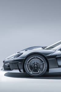Rimac C Two Side View (480x854) Resolution Wallpaper