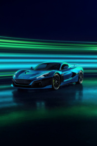 Rimac Nevera Speed 2025 (720x1280) Resolution Wallpaper