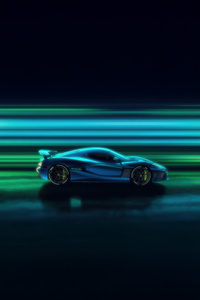 Rimac Nevera Speed (1080x1920) Resolution Wallpaper