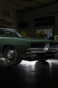 Ringbrothers Dodge Charger Defector 1969 (640x1136) Resolution Wallpaper
