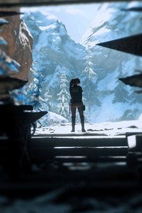 Rise Of The Tomb Raider 4k (640x1136) Resolution Wallpaper