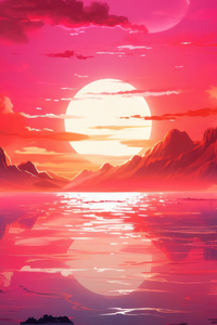 Rising In Red (540x960) Resolution Wallpaper