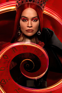 Rita Ora As Queen Of Hearts In Descendants The Rise Of Red 2024 Movie (240x400) Resolution Wallpaper