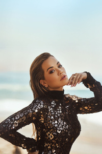 Rita Ora Glamour 2025 5k (240x320) Resolution Wallpaper