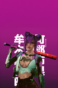 Rita Wheeler Cyberpunk 2077 (540x960) Resolution Wallpaper