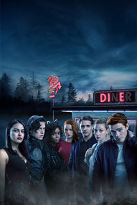 Riverdale Season 2 Cast 4k (320x480) Resolution Wallpaper