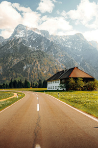 Road To The Almsee In Austria (1080x1920) Resolution Wallpaper