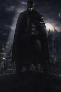 Robert Pattison New Batman 4k Art (1080x2160) Resolution Wallpaper