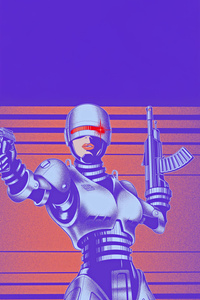 Robocop Rising (1125x2436) Resolution Wallpaper