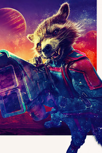 Rocket Guardians Of The Galaxy Vol 3 (2160x3840) Resolution Wallpaper