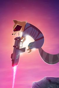 Rocket Raccoon (640x960) Resolution Wallpaper