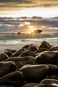 Rocks Sunrise