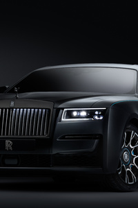Rolls Royce Black Badge Ghost 2021 10k (540x960) Resolution Wallpaper