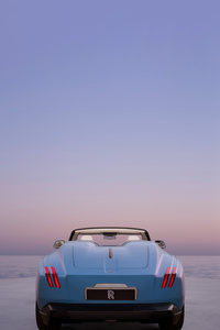 Rolls Royce Project Nightingale 2026 Rear View (320x568) Resolution Wallpaper